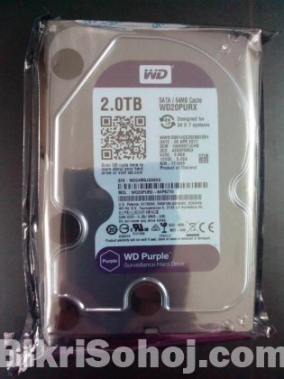 Western Digital 2TB Purple Surveillance HDD